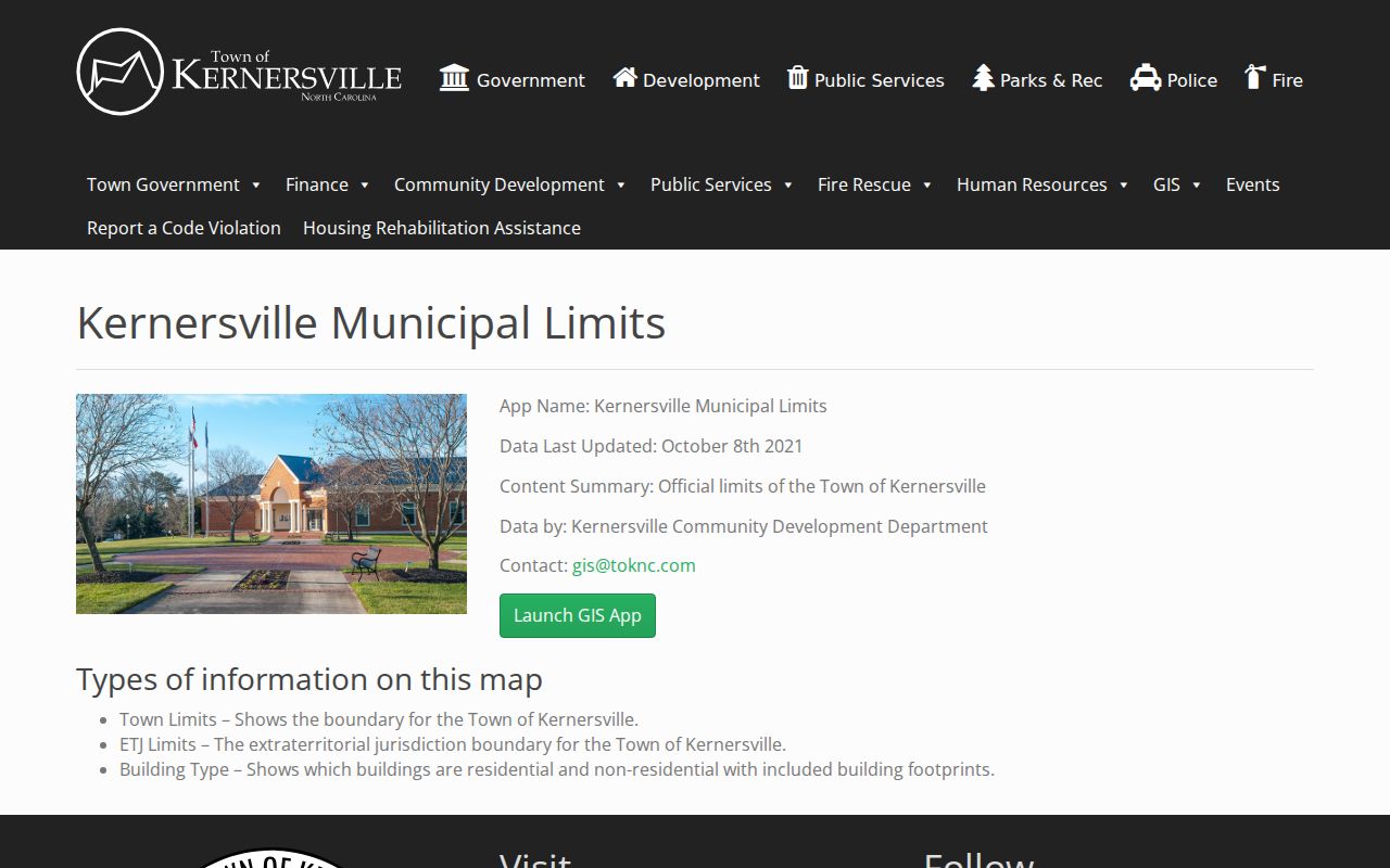 Kernersville residents directory municipal limits map